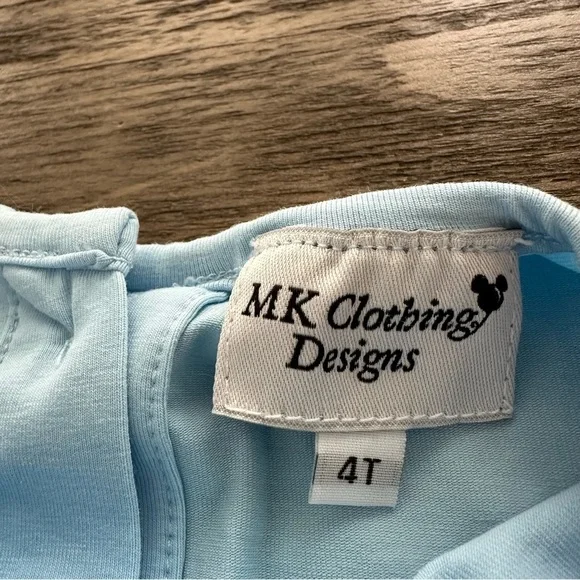 MK Clothing Designs girls 4T Smocked Disney Toy Story Knit Top Characters Blue - Picture 3 of 6